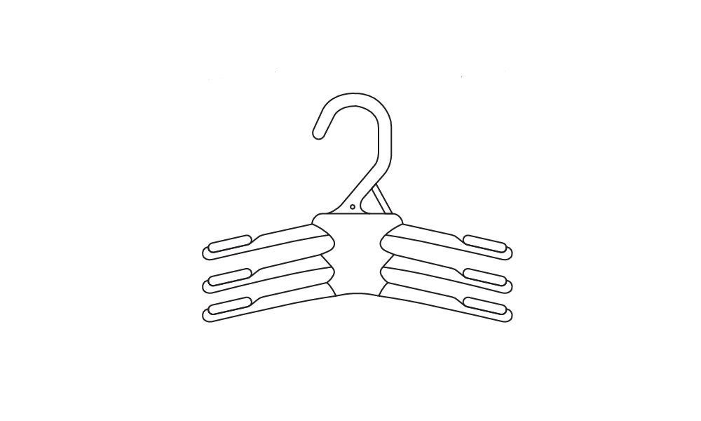 3 Pack Top Hanger